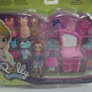 Polly Pocket Doll Fiercely Fab Studio Pack Toy and